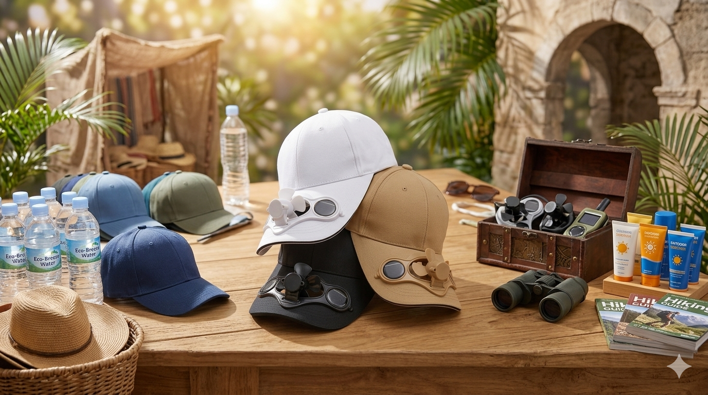Solar Fan Cap – Cool & Comfortable Solar Powered Hat.