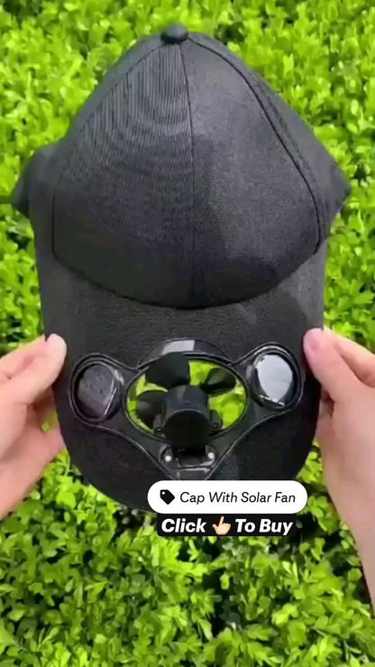 Solar Fan Cap – Cool & Comfortable Solar Powered Hat.